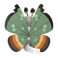 Authentic Pokemon Center Pokemon fit plush Vivillon (Jungle Pattern) 15cm 